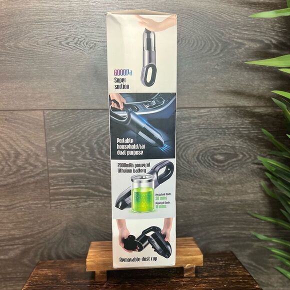 Pursonic USB Rechargeable Cordless Handheld Vacuum Cleaner in Black. New in Box! - Picture 7 of 10